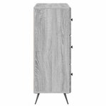 vidaXL Armoire à tiroirs Sonoma gris 66 x 34 5 x 90 cm