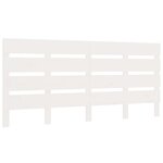 vidaXL Cadre de lit sans matelas blanc bois de pin massif
