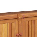 vidaXL Table console de jardin 110x35x75 cm bois massif d'acacia