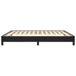 vidaXL Cadre de lit sans matelas noir 160x200 cm similicuir