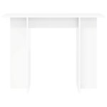 vidaXL Table console Blanc 100 x 30 x 75 cm Bois d'ingénierie