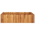 vidaXL Lit surélevé de jardin 100x100x25 cm Bois massif d'acacia