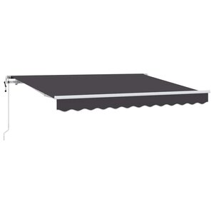 vidaXL Auvent Rétractable Anthracite 250 x 200 cm