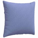 vidaXL Coussins de canapé 2 Pièces Bleu 45 x 45 cm tissu