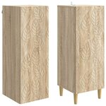 vidaXL Ensemble de Meubles 2 Pièces Chêne Sonoma Bois d'ingénierie