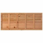 vidaXL Dessus de bureau marron clair bois chêne massif rectangulaire