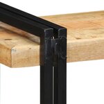 vidaXL Étagère murale 70x33x35 cm bois de manguier massif brut