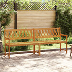 vidaXL Banc extérieur Naturel 220 x 55 5 x 90 cm Bois d'Acacia Massif