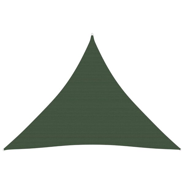 vidaXL Voile d'ombrage 160 g/m² Vert foncé 3x3x3 m PEHD