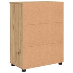 vidaXL Cabinet de salle de bain chêne artisanal 60 x 35 x 80 cm