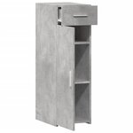 vidaXL Buffet gris béton 30x42 5x93 cm bois d'ingénierie