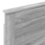 vidaXL Tête de lit Gris Sonoma 80 cm Bois d'ingénierie
