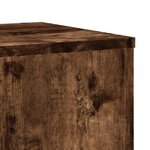 vidaXL Supports pour plantes 2 Pièces chêne fumé bois d'ingénierie