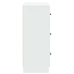 vidaXL Armoire à tiroirs Blanc 66 x 34 5 x 87 cm Bois d'ingénierie
