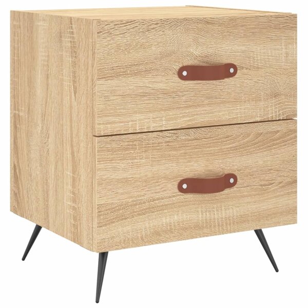 vidaXL Table de chevet chêne sonoma 40x35x47 5 cm bois d’ingénierie
