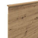vidaXL Tête de lit Chêne artisanal 75 cm Bois d'ingénierie