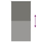 vidaXL Store enrouleur occultant largeur du tissu 65 7 cm polyester