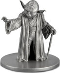 Figurine Maître Yoda de Star Wars en argent g 150 millésime 2023