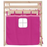 vidaXL Lit superposé sans matelas 90x190 cm bois de pin massif