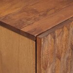 vidaXL Ensembles de salle de bain 3 Pièces Acacia Marron Winish