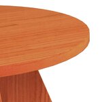 vidaXL Table basse 3 Pièces Marron cire 49 x 49 x 30 cm
