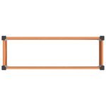 vidaXL Jardinière surélevée Marron 100 x 30 x 72 cm WPC et Aluminium