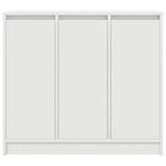 vidaXL Buffet blanc 85x34x76 cm bois d’ingénierie