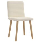 vidaXL Chaises à manger lot de 2 Lin