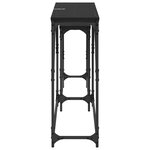 vidaXL Table console 2 Pièces Chêne noir 100 x 28 x 75 cm