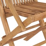 vidaXL Ensemble de salle à manger pour jardin 7 Pièces Marron