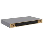 vidaXL Étagère murale flottante gris 40x23x3 8 cm MDF