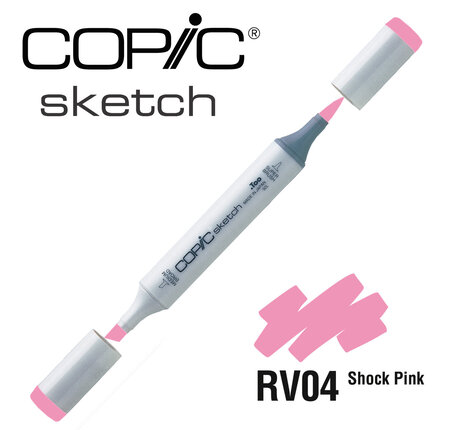 Marqueur à l'alcool Copic Sketch RV04 Shock Pink