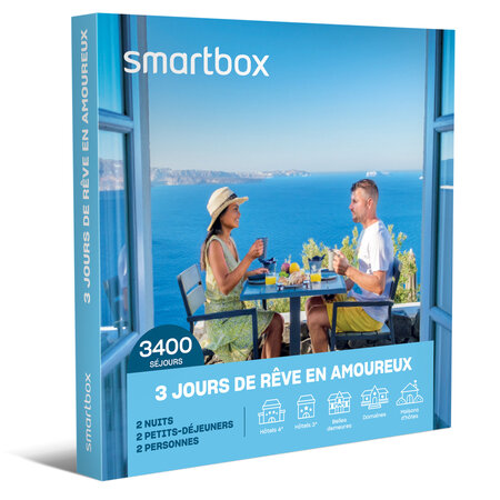 SMARTBOX - Coffret Cadeau 3 jours de rêve en amoureux -  Séjour