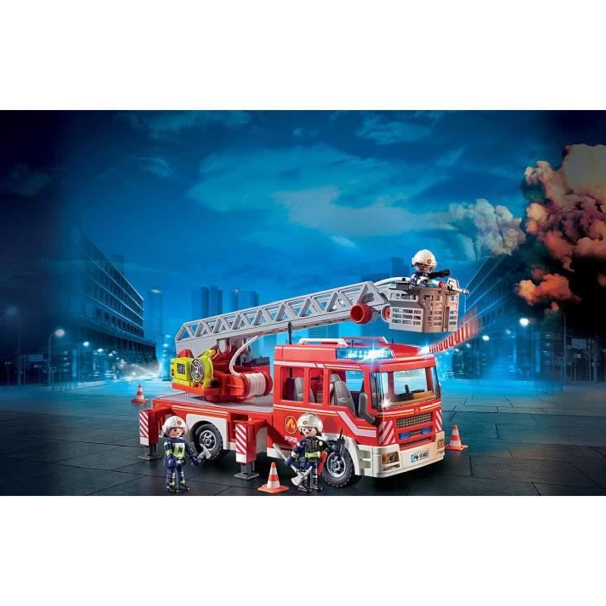 PLAYMOBIL 5362 - City Action - Camion de Pompiers avec Échelle et