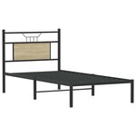 vidaXL Cadre de lit sans matelas chêne sonoma 90x190 cm