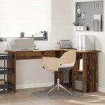 vidaXL Bureau Bois ancien 142 x 102 x 73 cm Bois d'ingénierie
