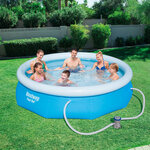 Bestway piscine "marin fast" ronde 305 cm