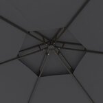 vidaXL Belvédère avec parois 3 1x2 7 m Anthracite