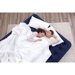 Bestway Lit gonflable floqué 203 x 183 x 22 cm 67004