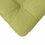 vidaXL Coussins de siège 4 Pièces Vert clair 45 x 45 x 12 cm tissu