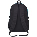 vidaXL Sac à dos d'école 40 L noir et bleu