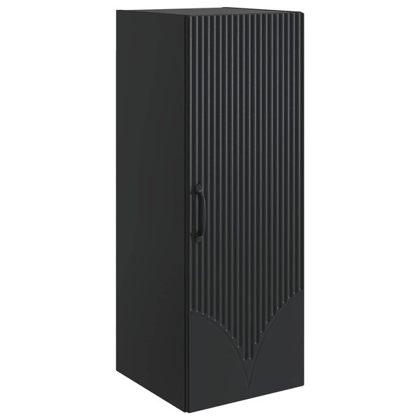 vidaXL Armoire Murale Noir 33 x 34 5 x 90 cm Bois d'ingénierie