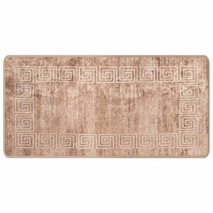 vidaXL Coureur de Tapis MARSA Blanc 50 x 100 cm Polyester et PVC