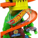 Mattel JBM73 - Hot Wheels Coffret T-Rex Bataille de Feu