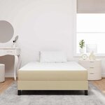 vidaXL Matelas de Lit avec matelas Sauge 120 x 190 cm tissu