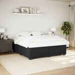 vidaXL Cadre de lit Noir 180 x 200 cm Velours