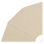 vidaXL Écran de confidentialité pour balcon Beige 160 x 160 cm tissu