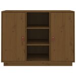 vidaXL Buffet Marron miel 100x40x75 cm Bois massif de pin