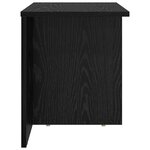 vidaXL Table d'appoint 2 Pièces Chêne noir 37 x 32 x 40 cm