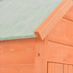 vidaXL Abri de jardin 71 x 60 x 213 cm Bois